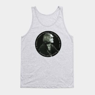 Daphne du Maurier  portrait and quote: “A dreamer, I walked enchanted, and nothing held me back.” Tank Top